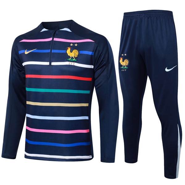 Sweatshirts Frankreich 2024-2025 Blau 5